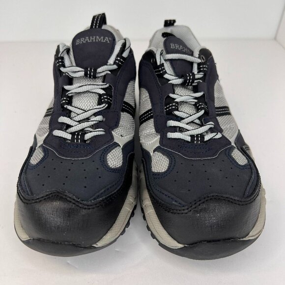 Brahma Womens 2540817 Amy Black Steel Toe Slip Resistant Size 7.5 Work Shoes - Picture 3 of 11